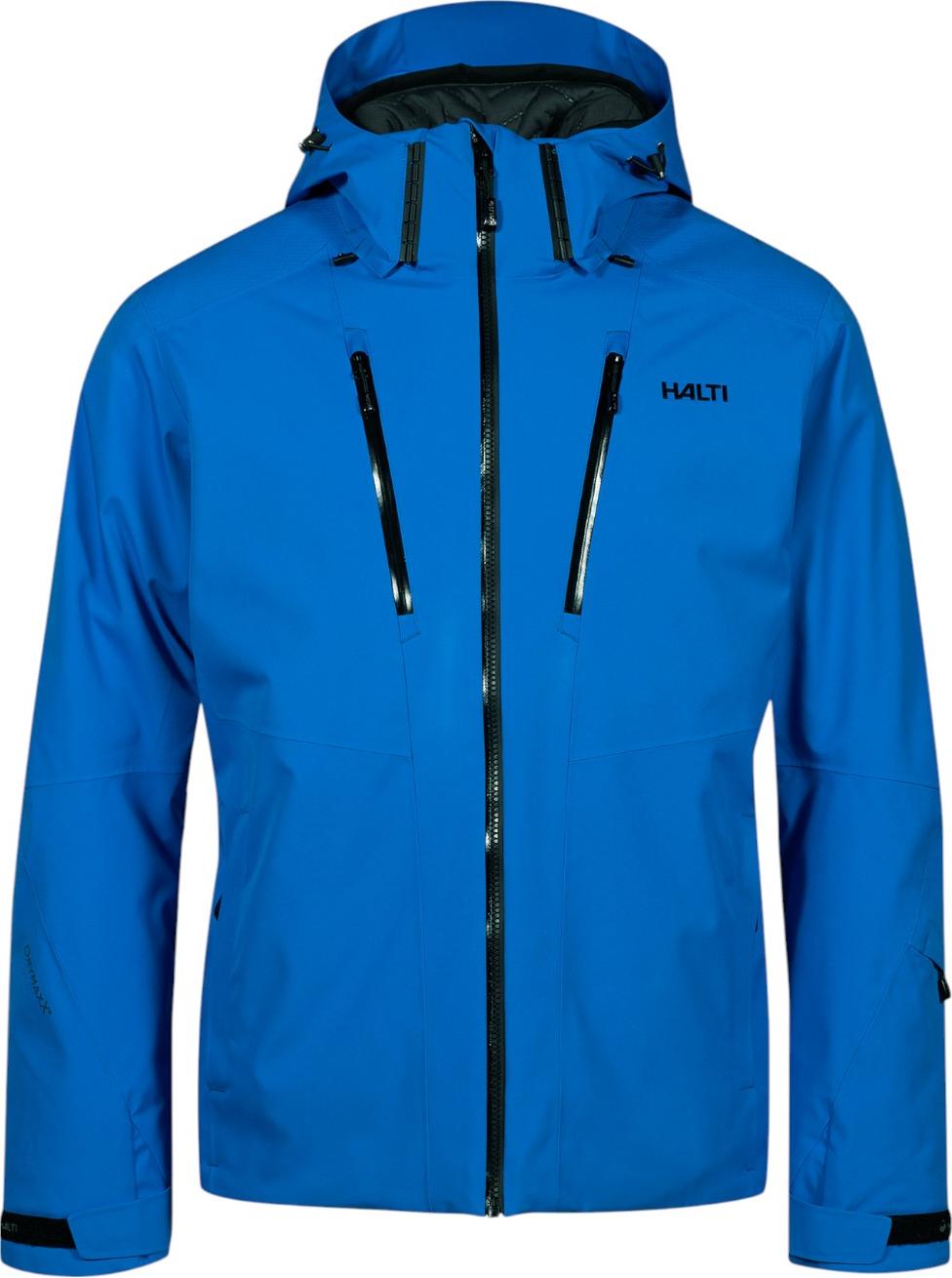 HALTI Vertica DrymaxX Herren Skijacke mit abnehmbarer Kapuze blau XXL