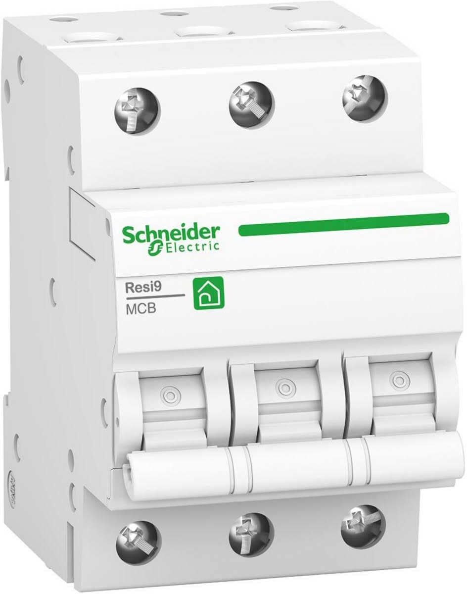 Schneider Electric Minibrytare, 3-pol 6kA, Resi9