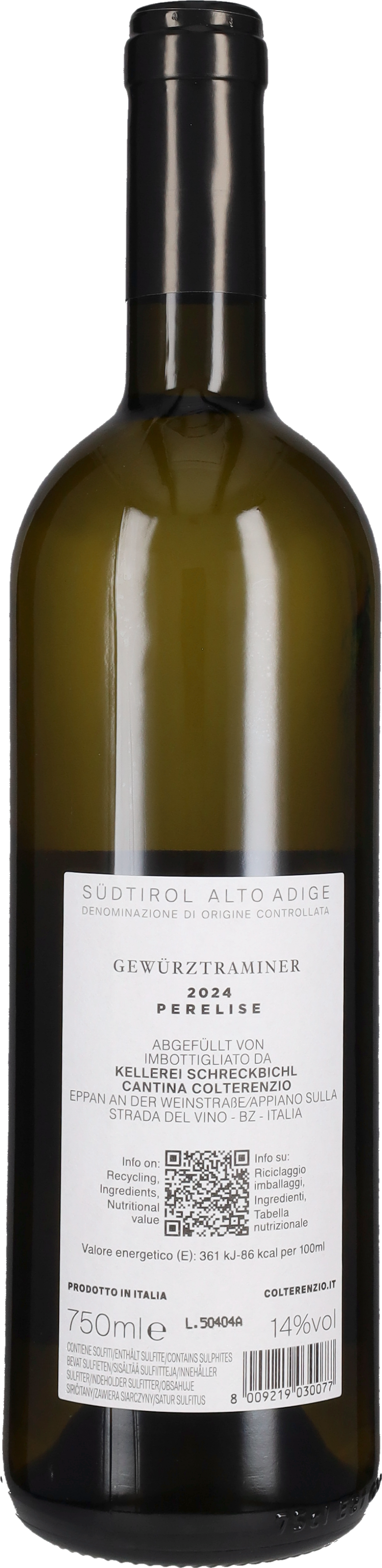 Gewurztraminer 'Perelise' Colterenzio 2025