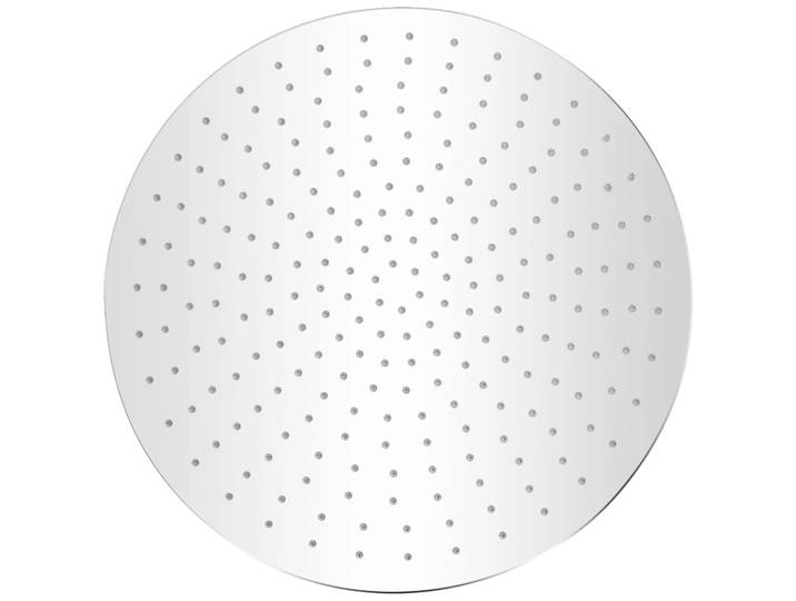 vidaXL Pommes de douche à effet pluie 2 pcs. Acier inoxydable Ø 40 cm