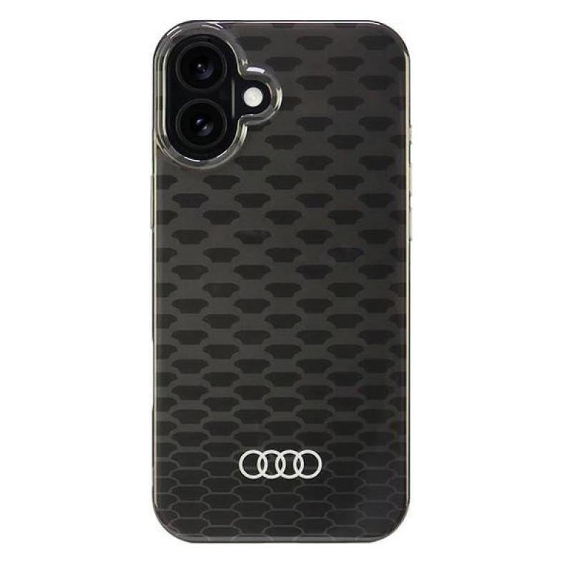Audi IML Stitching Pattern MagSafe iPhone 16 Plus 6.7" czarny/black hardcase AU-IMLMIP16M-Q5/D3-BK (Apple iPhone 16 Plus) (AUDI000201-0)