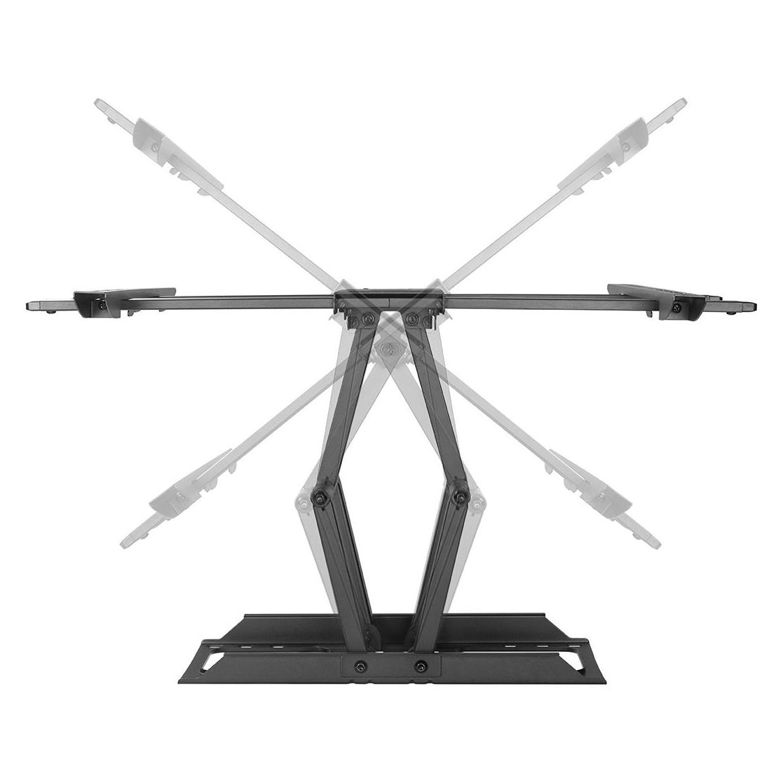 Gembird Full-motion TV Wall Mount WM-80ST-02 37-80 ", Maximum weight (capacity) 60 kg, Black (Wand, 60 kg, 37" - 80") (WM-80ST-02)
