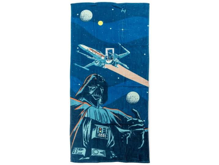 Darth Vader Star Wars strandlaken blauw 70x140cm