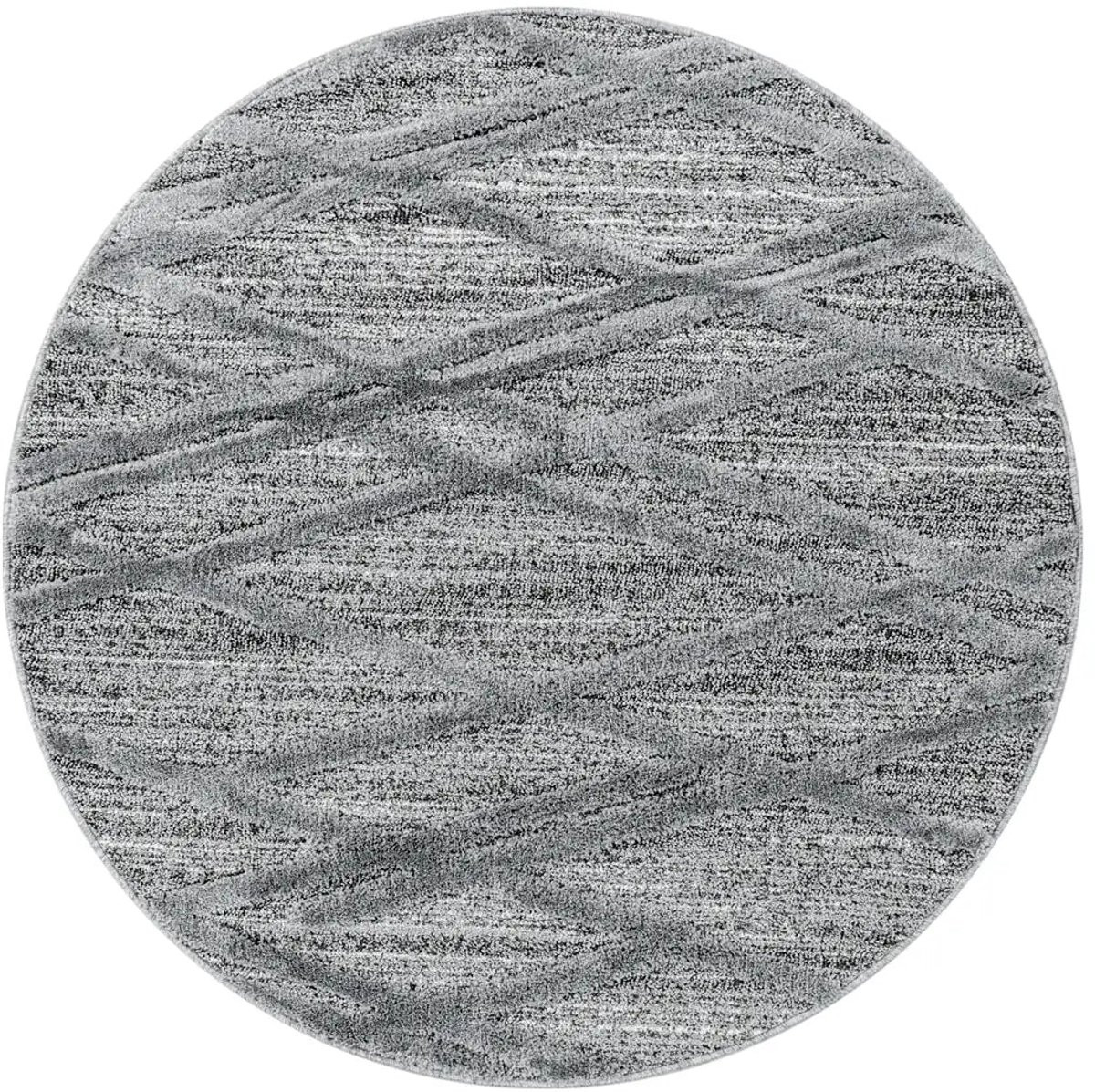 Rond Vloerkleed Pisa Geometrisch Grijs Scandinavisch Design