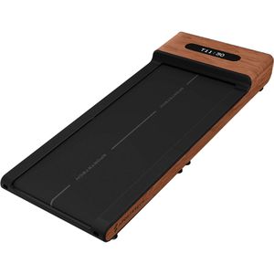 Sportstech Walking-Pad WoodPad Pro, dunkelbraun, klappbar, mit App-Steuerung & LED-Display, max. 60dB, bis 150kg & 8 km/h