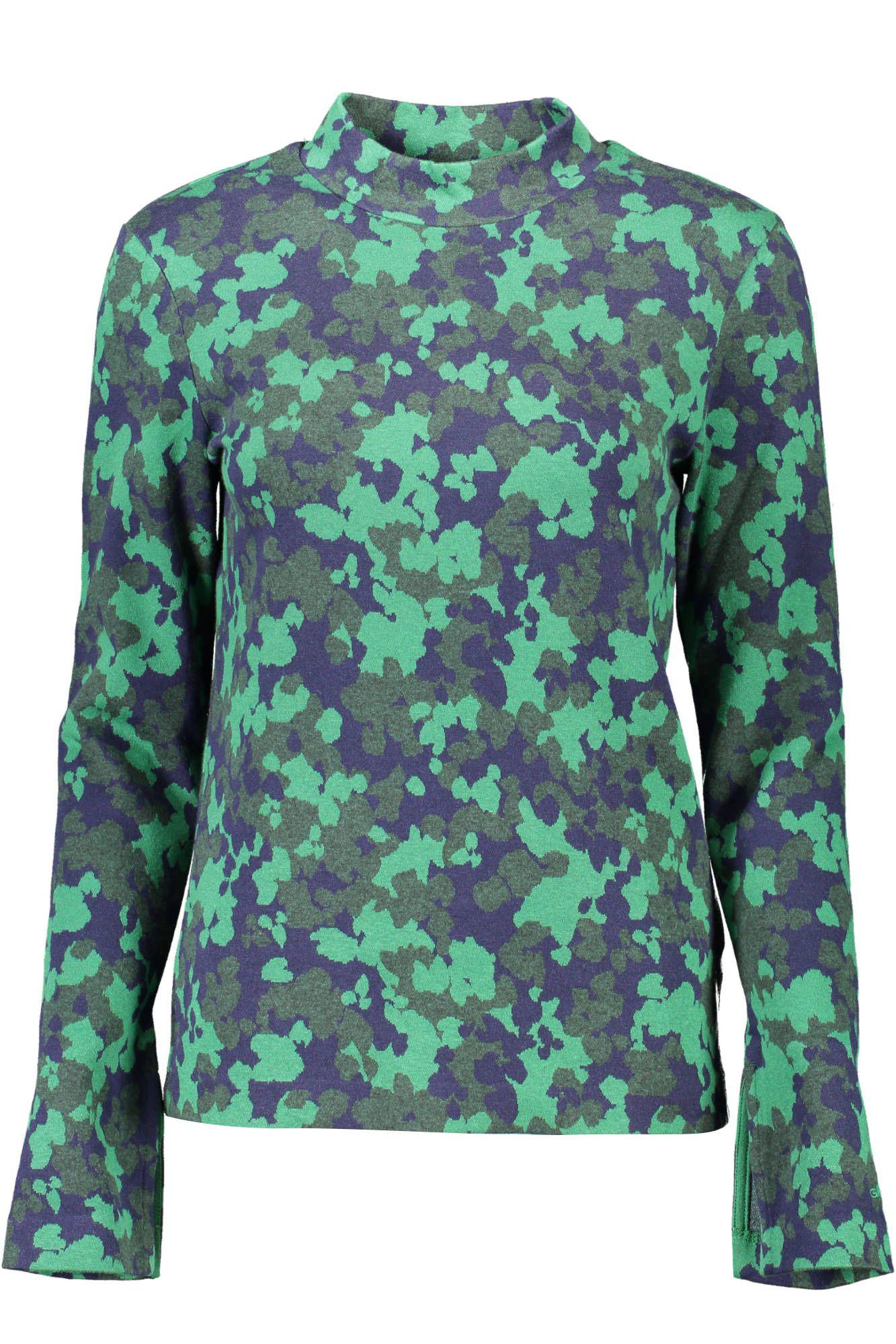 Blumen-Kragenpullover Ga9006