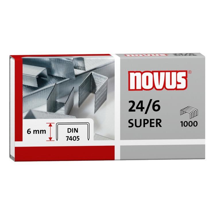 Novus Heftklammer für Büroheftgerät 24/6 DIN Super (10000x) (040-0129)
