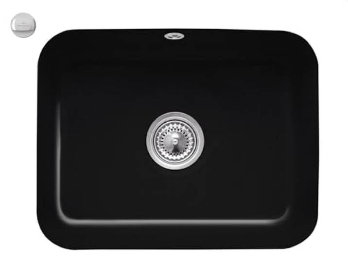 Villeroy & Boch Cisterna 60C Chromit - 6706 02 J0 Keramikspüle Exzenterbetätigung
