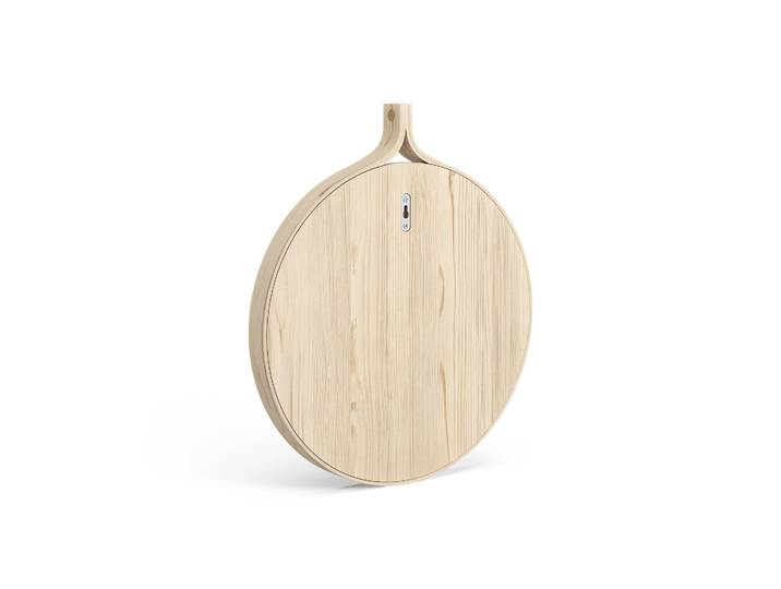 Swedese Miroir rond Comma Ø40 cm Frêne lacqué