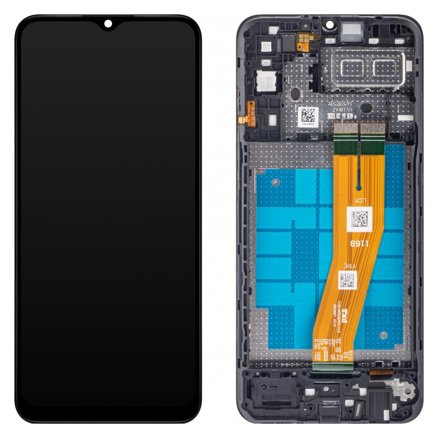 Samsung Display Unit für Galaxy A04e A042, Schwarz (Display) (58804716)