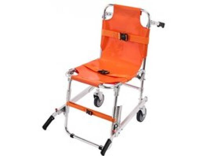 VEVOR Chaise d'Évacuation d'Escalier 158 kg Chaise Portoir d'Ambulance avec 2 Roues Fauteuil Roulant de Transfert Médical Transport Urgence Portable Pliable pour Personnes Âgées, Handicapées, Pompier
