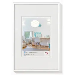 Walther Bilderrahmen New Lifestyle Kunststoff Weiss / Kunstglas / 21,0 x 29,7 (A...