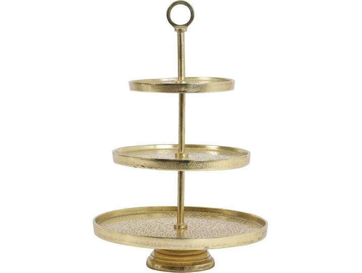 Light & Living Etagère Lutek - Goud - 3 Laags