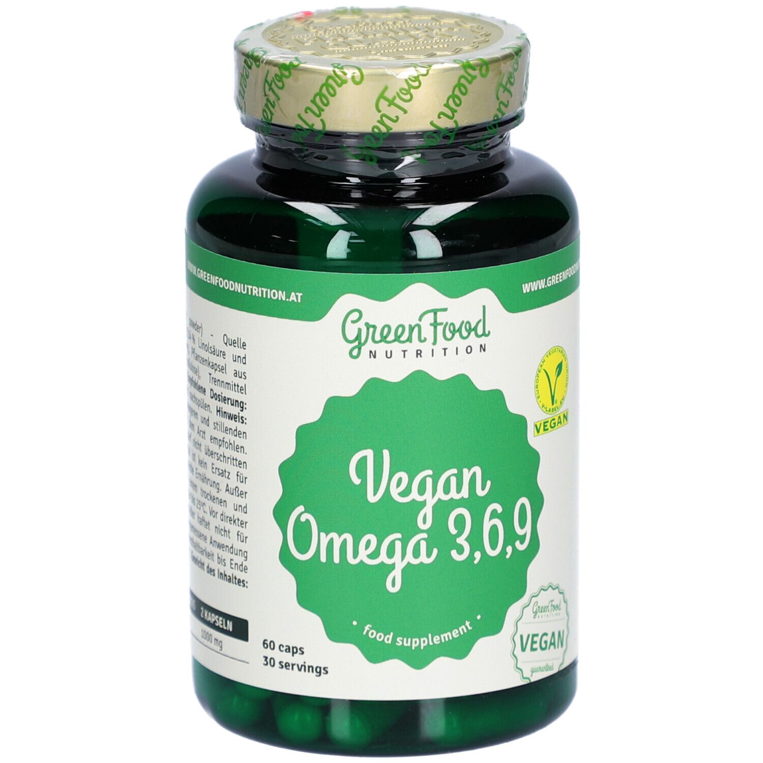 GreenFood Nutrition Vegan Omega 3,6,9 60cps 60 St Kapseln