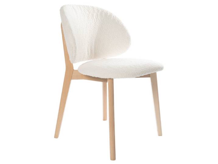 Beautysofa Esszimmerstuhl Bequemer moderner eleganter weicher Stuhl mit gepolstertem Seat ELEN, Widder-Struktur-Gewebe