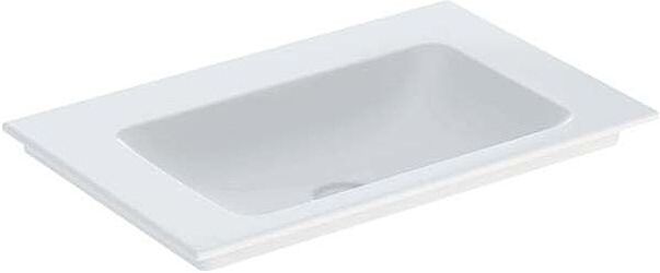 Geberit One Möbel-Waschtisch 505011012 75 cm, ohne Hahnloch und Überlauf, weiß KeraTect