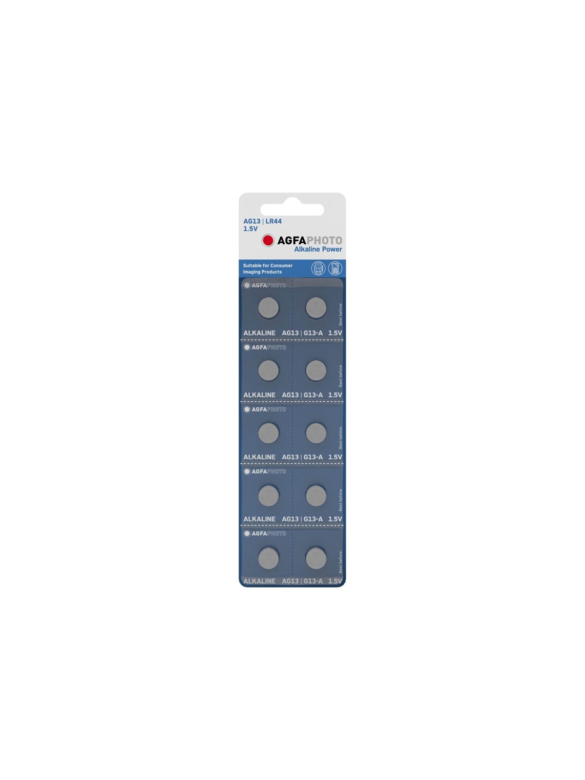 Agfa Photo battery x AG13 / LR44 - Alkaline (pack of 10)