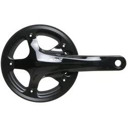 Shimano Kettenradgarnitur Alfine FC-S501 39 Zähne schwarz schwarz mit einem Kettenschutzring