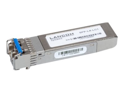 Lancom SFP-LX-LC1 - SFP Mini-GBIC -Transceiver-Modul - 1GbE - - LC - Transceiver - Glasfaser (LWL) (60185)