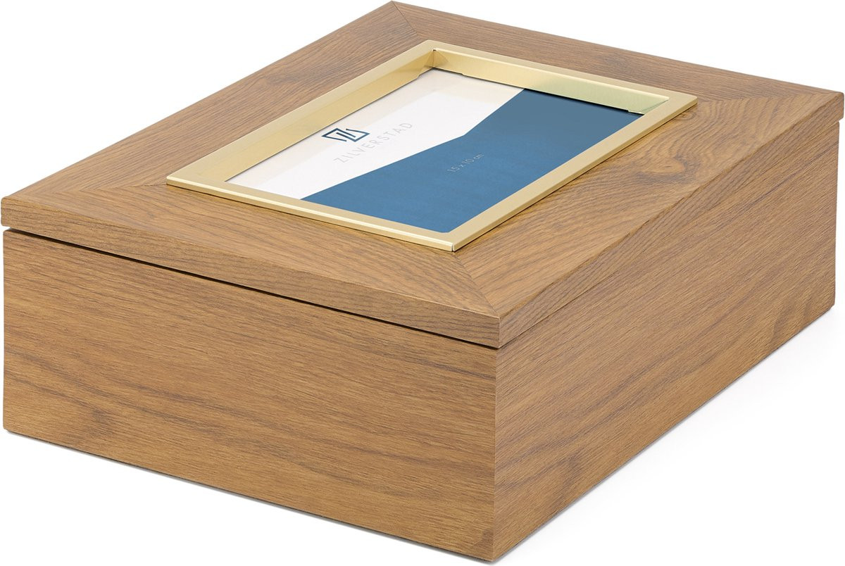 Zilverstad Herinneringsdoos met fotobox