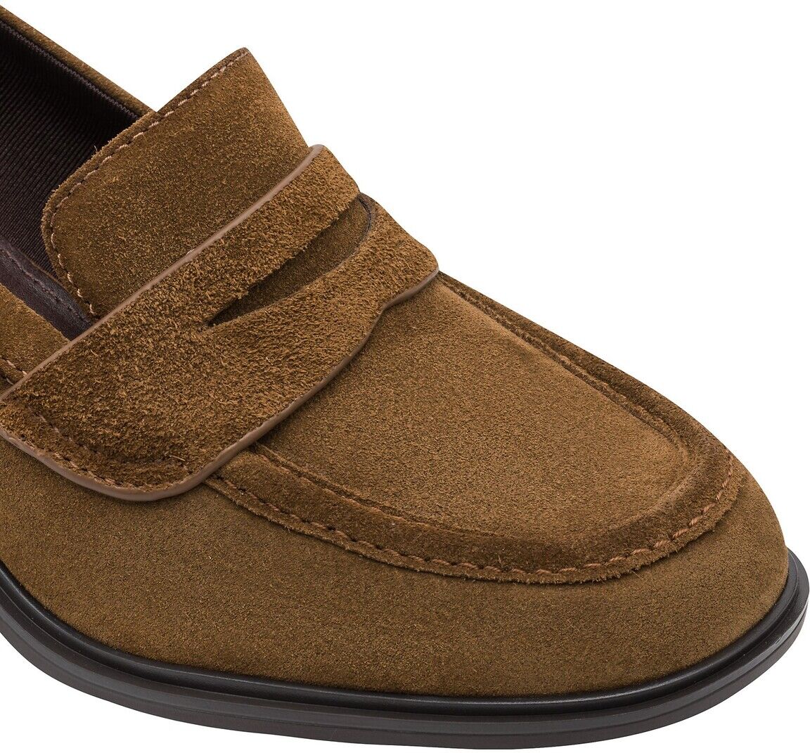 TAMARIS Mocassins à talons en cuir suédé