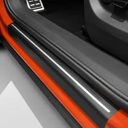 Volkswagen Tiguan Schutzfolie Einstiegsleiste 4-teilig schwarz/silber 571071310Z