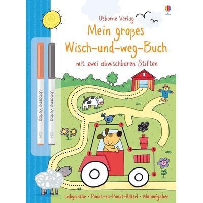 Mein großes Wisch-und-weg-Buch, Taschenbuch von Sam Taplin, Usborne, 978-1-78232-170-5