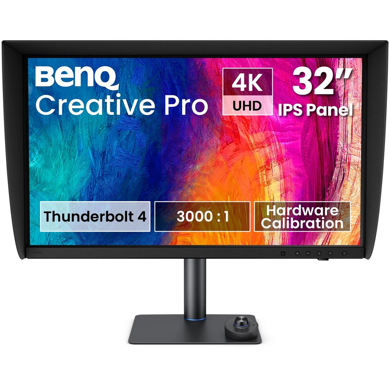 31,5" (80,01cm) BenQ Creative Pro PV3250U schwarz 3840x2160 1xDisplayPort 1.4 / 1xHDMI 2.1 / 1x USB-C mit Displayport