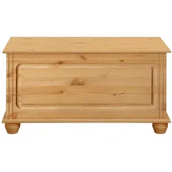 Landhaustruhe aus Kiefer Massivholz 85 cm breit
