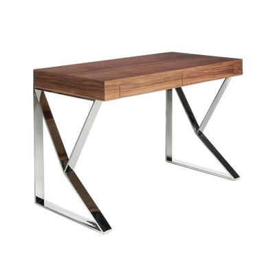 AC ANGEL CERDA Angel Cerdá Bürotisch aus Nussbaum und Stahl 3015C
