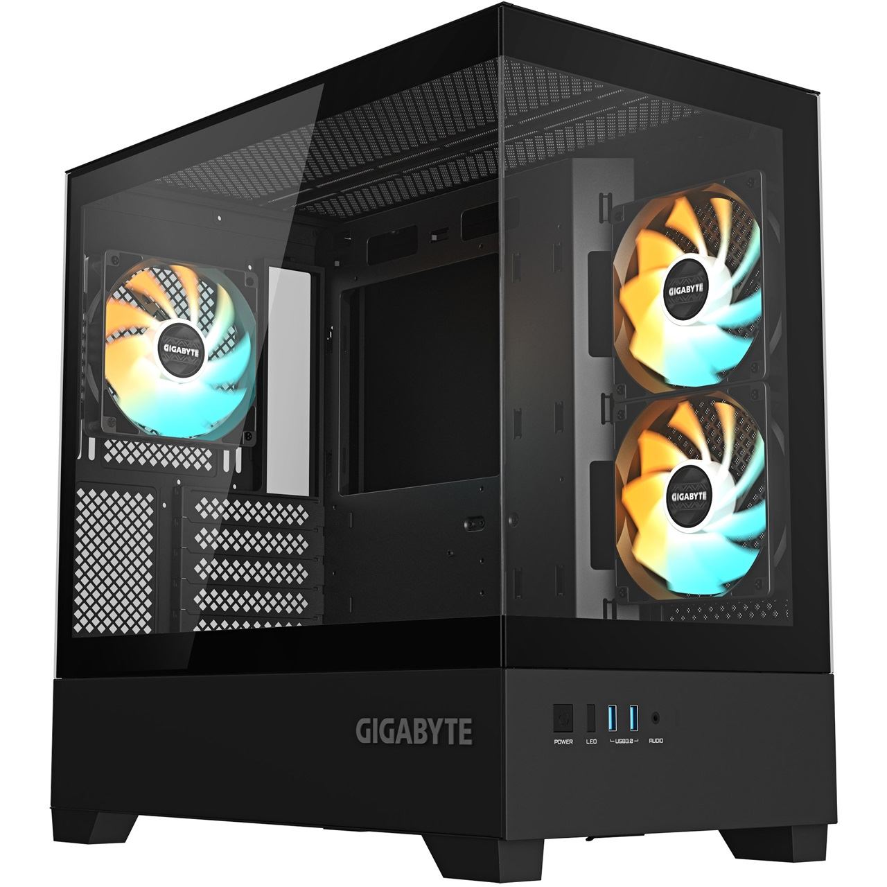 Gigabyte C201 Panoramic, black, mATX