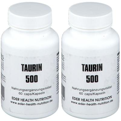Taurin 500 Kapseln 2x 2x60 St