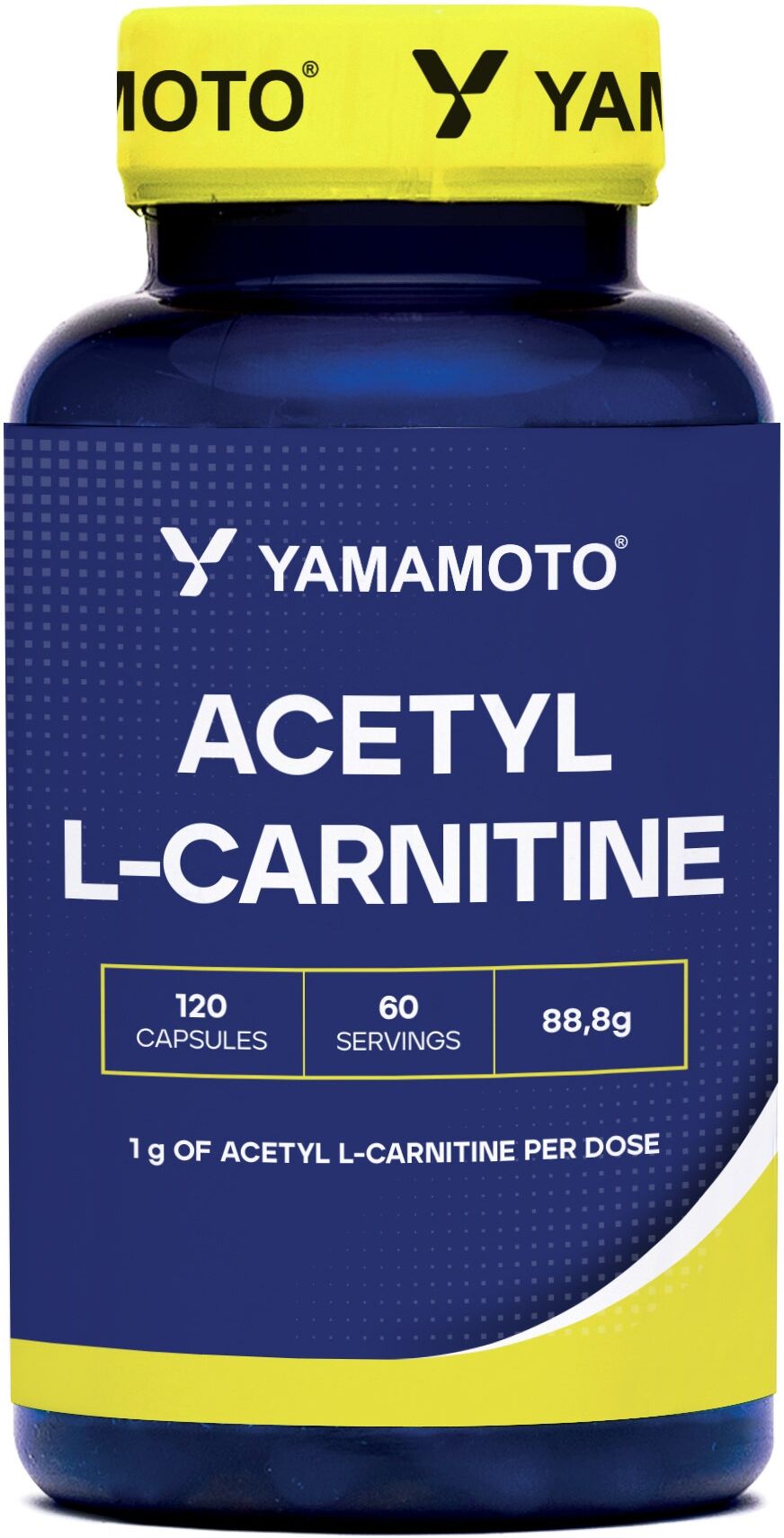 YAMAMOTO NUTRITION Acetyl L-Carnitine 1000 Mg 120 Capsule 