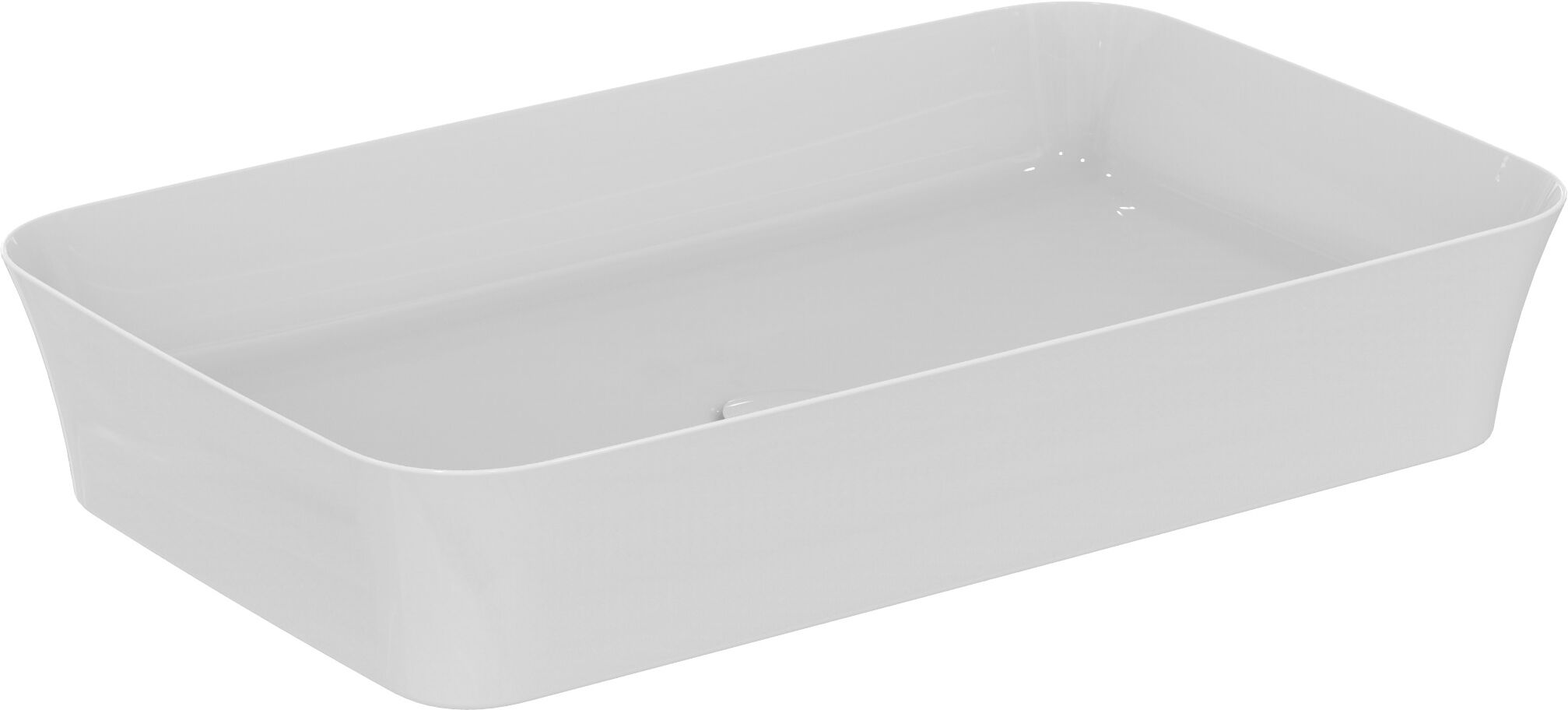 Ideal Standard E1886MA 65x40x12cm, sans trop-plein / trou robinetterie, blanc Ideal Plus