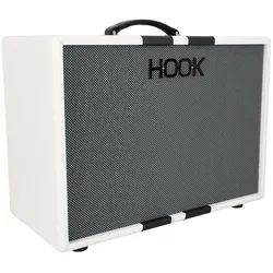 Hook Amplification 1x12 Wizard Cabinet WGS Oval White Black Stripes - Box E-Gitarre