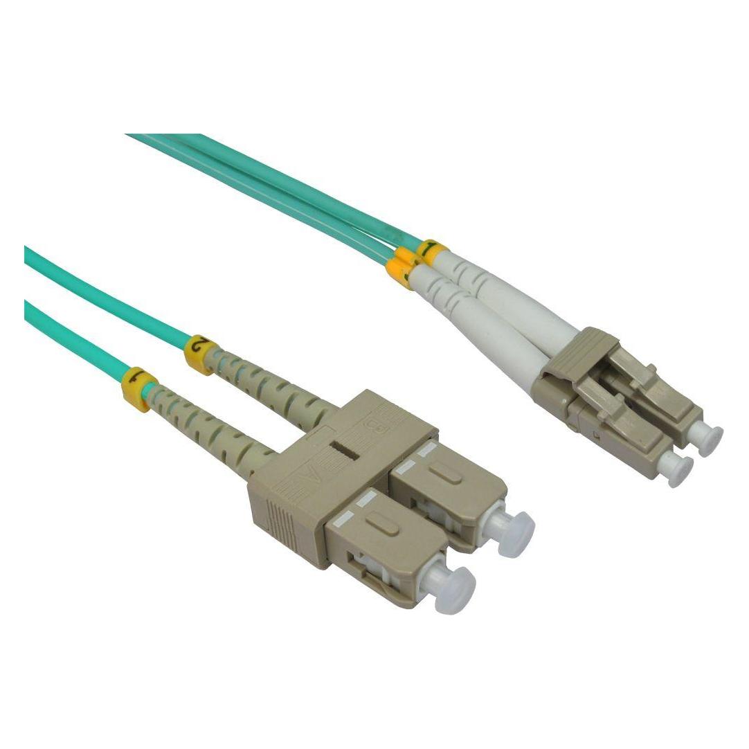 Cables Direct CDL 1m OM3 Fibre Optic Cable LC-SC (1 m) (FB3M-LCSC-010)