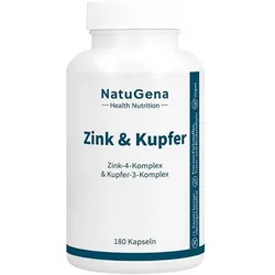 NatuGena Zink & Kupfer 180 St Kapseln
