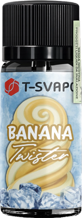 T-Svapo Twister Banana Aroma Concentrato 10ml Banana Vaniglia Ghiaccio