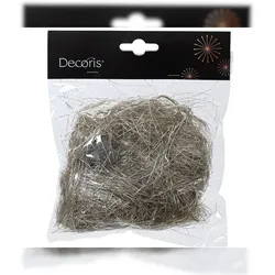 Christmas Decorations Lametta Engelshaar glatt Kunststoff 20g Feenhaar Weihnachtsdeko Christbaumschmuck Partydeko Füllmaterial für Verpackungen von Geschenken Perle
