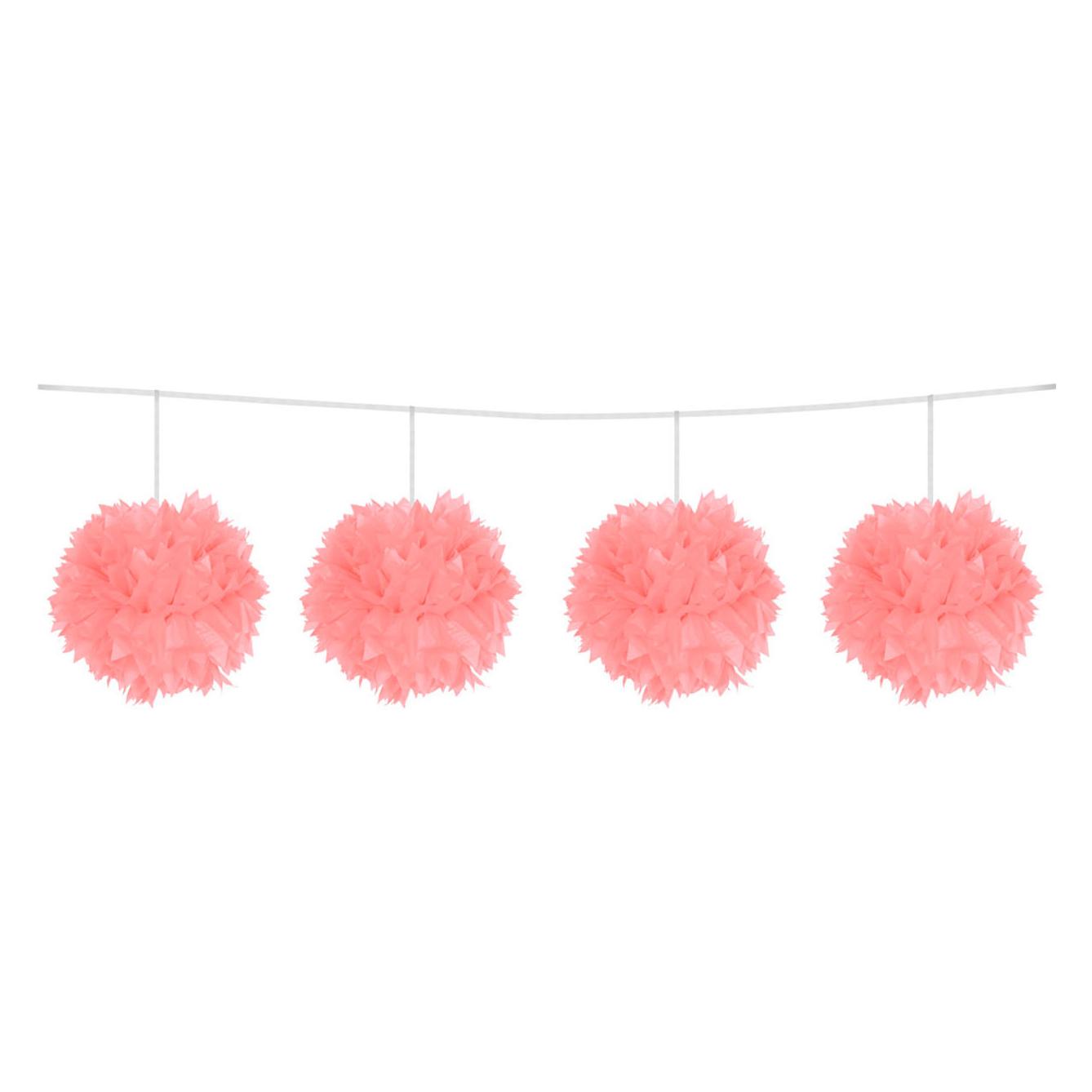 Folat Pink Pompom Garland (1 Stk.) (22850)