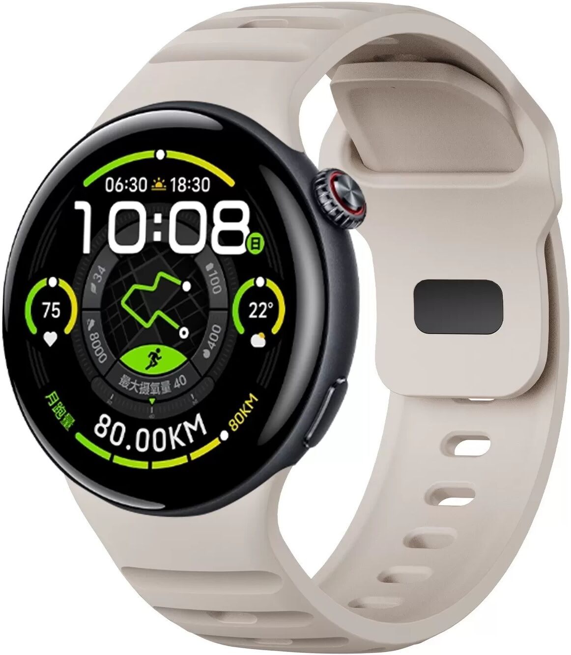 INF Kompatibel mit VIVO WATCH 5 Silikonarmband - Sportarmband für VIVO Watch 5 Weiß