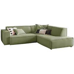 ECKSOFA SAMU Grün Cord