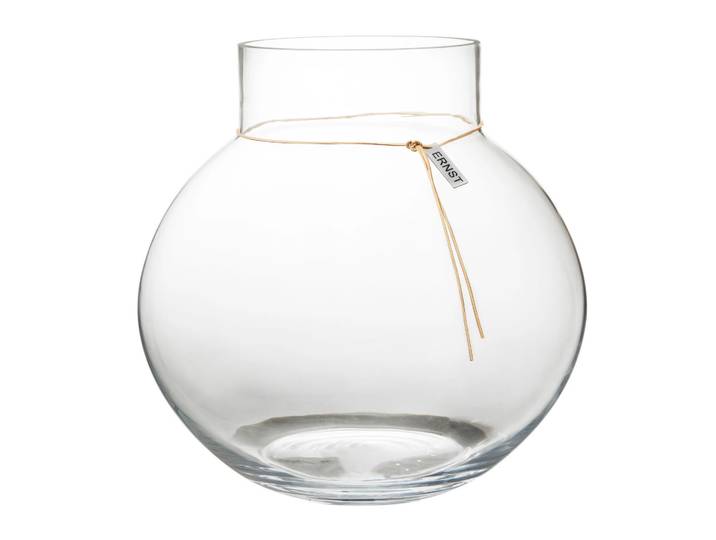 ERNST Vase en verre Ernst H29 cm Ø30 cm Transparent