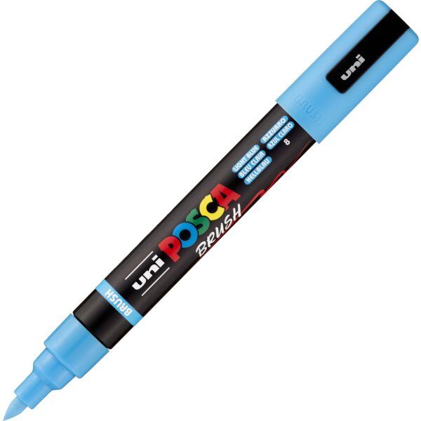 Posca Marker   Pc-5br   1-4 Mm   Light Blue