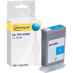 kompatibel für Canon PFI-030C, Tinte, 55ml, cyan
