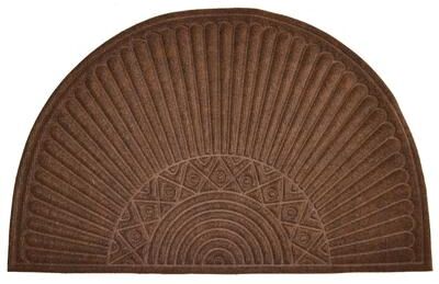 Brown Half Round Doormat