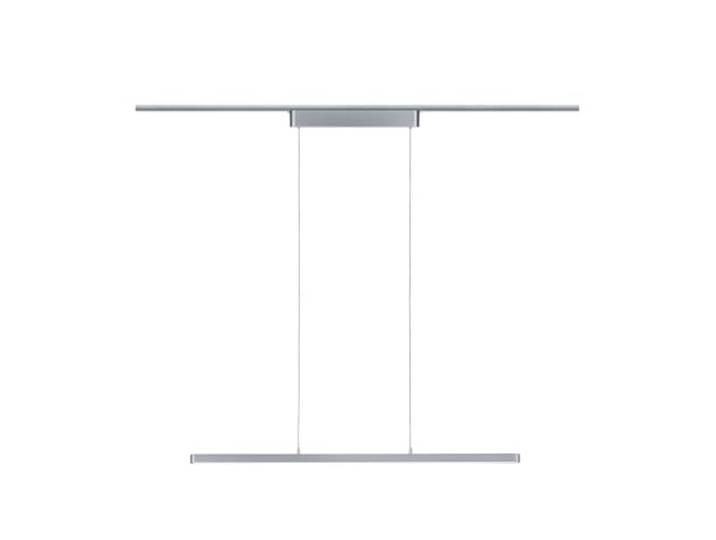 Paulmann URail Pendel Lento Smart Tunable White 2700K Chrom matt Dimmbar, doppelter Lichtaustritt, nutzbar mit Smart Home Gateways