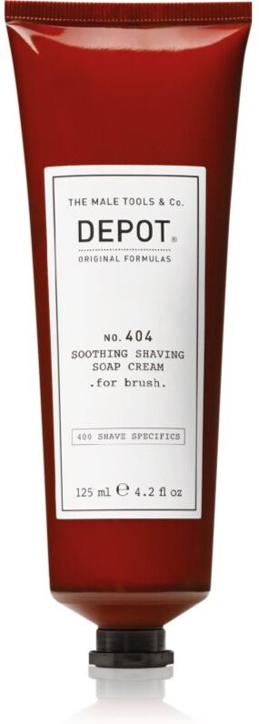 DEPOT 400 SHAVE SPECIFICS O. 404 SOOTHING SHAVING SOAP CREAM .for brush. crème apaisante rasage for brush 125 ml