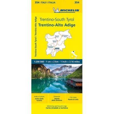 Michelin Trentino - Südtirol, Karte von , Michelin, 978-2-06-725893-8