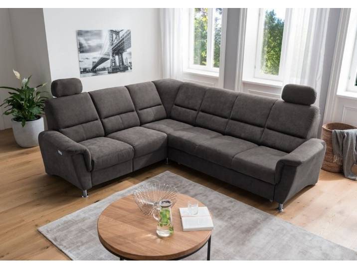 Myhomelando Ecksofa Paris, mit elektronischer Relaxfunktion, Schlaffunktion, USB Anschluß